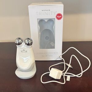 NuFace Trinity Facial Toning Device in White and Silver